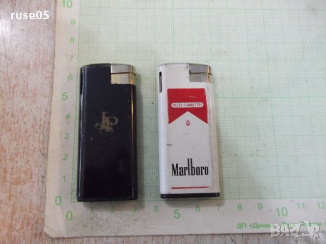 Лот от 2 броя газови (JSP и Marllbo) запалки пиезокристални