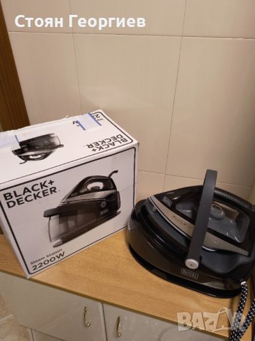 Чисто нова ютия парогенератор Black Decker 2200w, снимка 2 - Ютии - 43644462