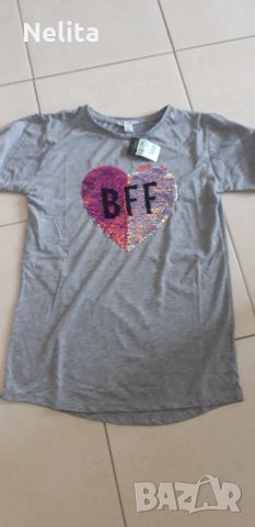 Тениска BFF - размер 164, снимка 1 - Детски тениски и потници - 32793941