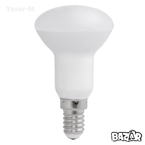 LED Лампа, Рефлектор R50 5W, E14, 3000K, 220-240V AC, Топла светлина, Ultralux - LR51430, снимка 1 - Крушки - 40863289