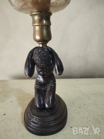 Стара газова (газена) лампа, снимка 3 - Други ценни предмети - 43740759