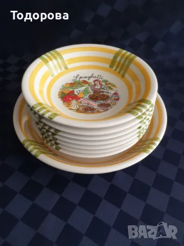 Италиански сервиз за спагети - 8 части, снимка 7 - Сервизи - 49235644