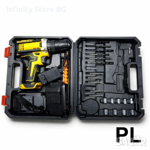 🔧⚡ Промо комплект: Безжичен винтоверт 48V + безжичен гайковерт с батерия ⚡🔧, снимка 4 - Винтоверти - 53465182