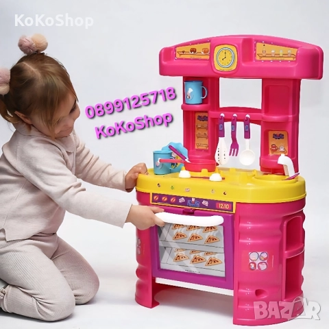 Детска кухня Peppa Pig с 13 аксесоара/детска кухня