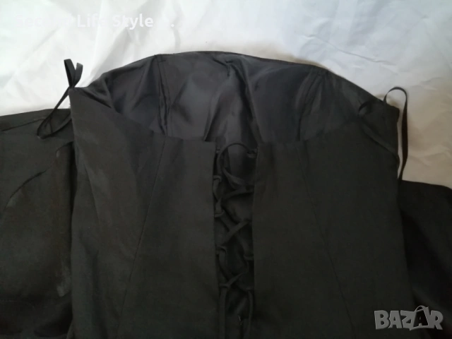 Официална дълга дамска рокля с мъниста р-р L - марка LISSA, снимка 13 - Рокли - 53047553