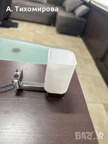 LED Хромирана малка лампа от закалено стъкло-7бр., снимка 2 - Лед осветление - 42972516