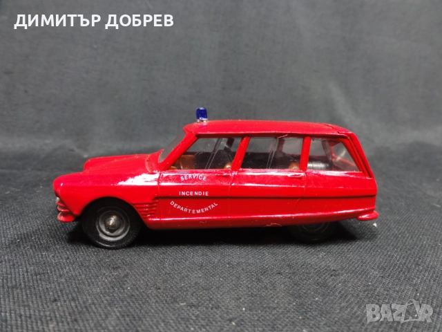 1/43 СТАРА РЕТРО МЕТАЛНА КОЛИЧКА МАЩАБЕН МОДЕЛ CITROEN AMI 6 BREAK VEREM FRANCE, снимка 2 - Колекции - 52223623