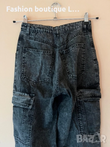 Calliope Дамски тъмно сиви дънки с джобове S размер 👖, снимка 7 - Дънки - 52856410