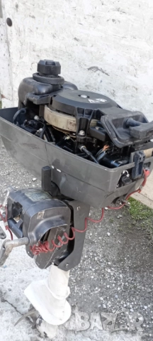 Продавам извънбордов двигател Johnson 4HP 2т, внос от Италия, снимка 4 - Воден транспорт - 52717842