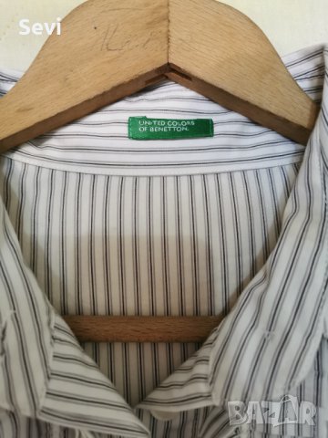 Маркова риза United colors of Benetton, снимка 5 - Ризи - 38042586