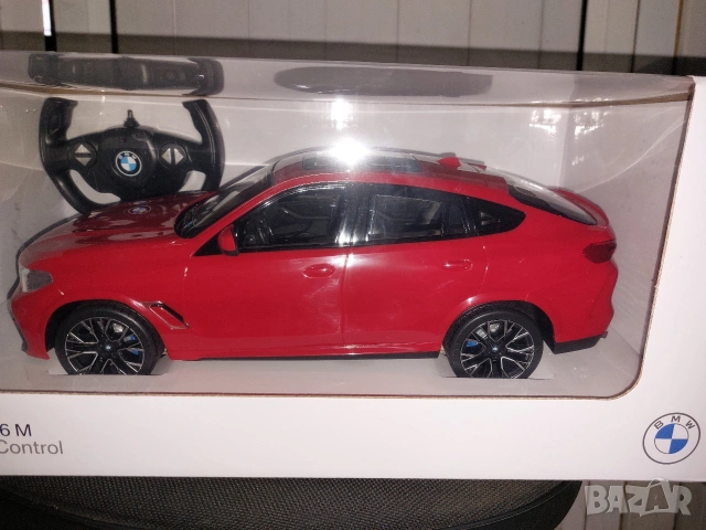 Кола с радиоуправление BMW X6 M 1:14 червена, снимка 3 - Коли, камиони, мотори, писти - 53465490