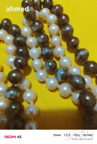 Красиво перлено колие и гривна, снимка 4 - Бижутерийни комплекти - 53233831