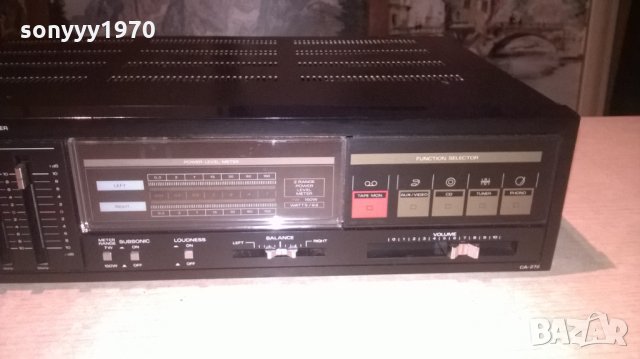 fisher AMPLI-japan 470w на трафа, снимка 3 - Ресийвъри, усилватели, смесителни пултове - 27481888