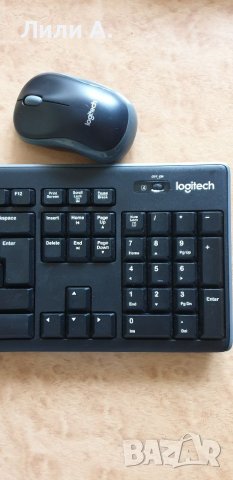 Безжичен комплект клавиатура и мишка LOGITECH, снимка 3 - Клавиатури и мишки - 37860347