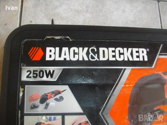 250 Вата-Black Decker MT250-Реноватор-Мулти Инструмент-Отличен-Блек Декер, снимка 5 - Други инструменти - 33194496