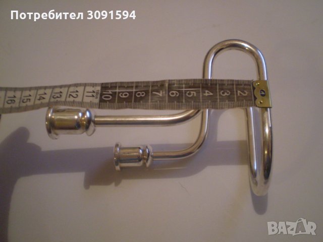 Посребрен двоен свещник, снимка 6 - Други - 34581152