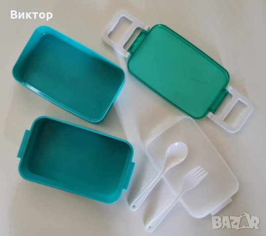 Кутия за обяд  с прибори., снимка 3 - Други стоки за дома - 28661292