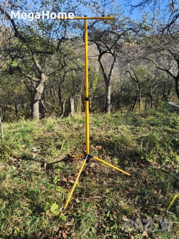 Стойка за прожектори и фенери, Тип трипод, Алуминий, Жълт, 60/160 см, снимка 11 - Други - 53061288