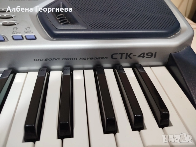 Синтезатор CASIO CTK -491, снимка 6 - Синтезатори - 52075156