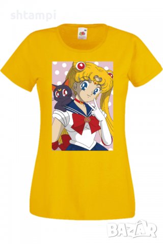 Дамска тениска Sailor Moon 02, Анимация,игра,Празник,Повод., снимка 9 - Тениски - 37946261