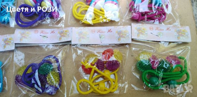 Ластици за коса, снимка 5 - Шноли, диадеми, ленти - 37541282