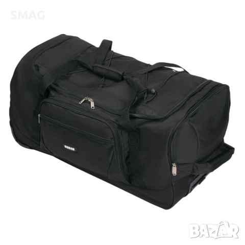 Пътническа чанта-тролей 86.9L черна_1184811, снимка 5 - Сакове - 52278255