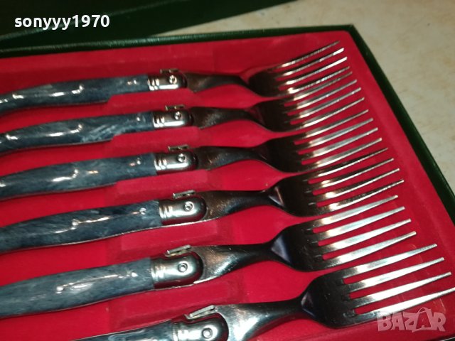 ФРЕНСКИ ВИЛИЦИ-LAGUIOLE 6БР 0412231018, снимка 15 - Антикварни и старинни предмети - 43264214