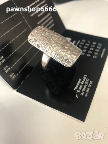 Сребърен пръстен 925 проба , снимка 4 - Пръстени - 38394478