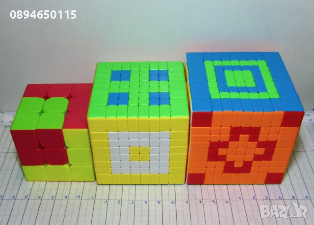 Кубче Рубик магически куб 5х5 6х6 7х7 8х8 9х9 10х10, снимка 6 - Игри и пъзели - 36491990