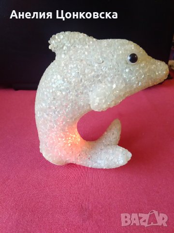 Декоративна лампа делфин, снимка 5 - Морски сувенири - 27927952