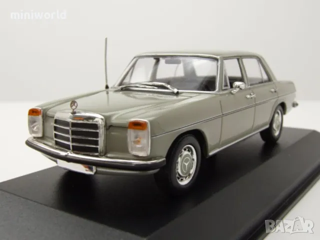 Mercedes-Benz 200 /8 Strichacht 1968 - мащаб 1:43 на Maxichamps моделът е нов в PVC дисплей-кейс