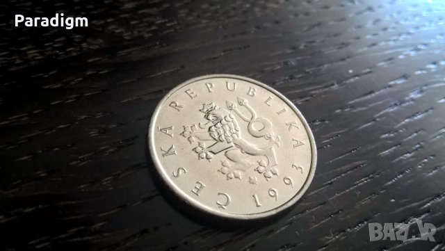 Монета - Чехия - 1 кронa | 1993г., снимка 2 - Нумизматика и бонистика - 33186618