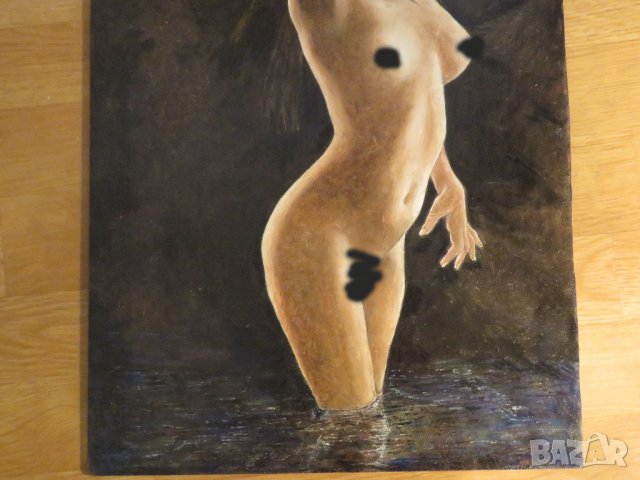 Картина, еротика  Жадуване, Страст, копнеж и очакване на лунна светлина  в една картина 18 + , снимка 2 - Картини - 32362164