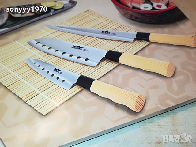 НОЖОВЕ КОМПЛЕКТ В ДЪРВЕНА КУТИЯ 1109221117, снимка 6 - Колекции - 37965333