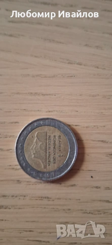 2 евро Нидерлания 2002г, снимка 2 - Нумизматика и бонистика - 53253934
