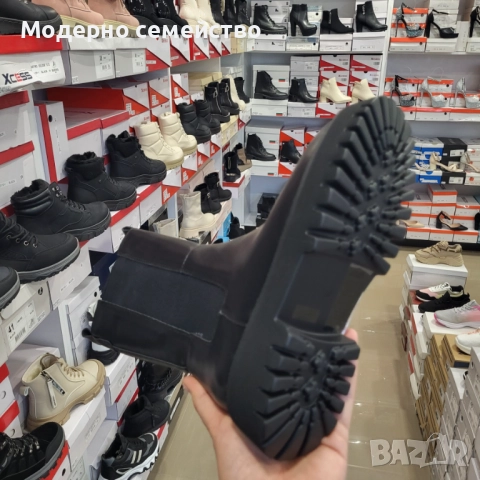 Стилни дамски боти в черно ПРОМОЦИЯ , снимка 3 - Дамски боти - 52719426