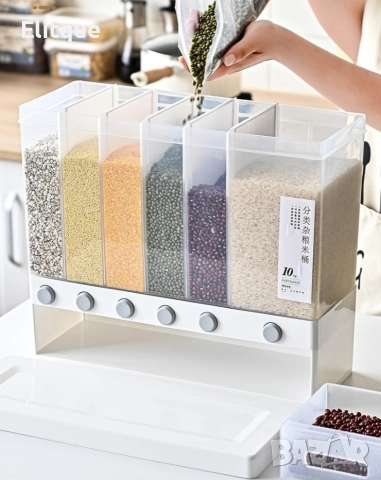 Дозатор за съхранение на зърнени храни и подправки, снимка 2 - Други стоки за дома - 52865276