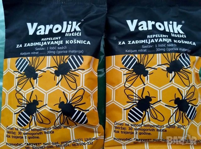 Варолик (Varolik) препарат срещу вароатоза при пчелите, снимка 1 - Други стоки за животни - 22716395