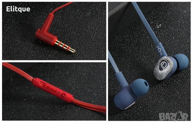 Жични слушалки с тапи и контрольор разположен върху кабела KLGO KS-10 - EP57, снимка 4 - Други стоки за дома - 52819070