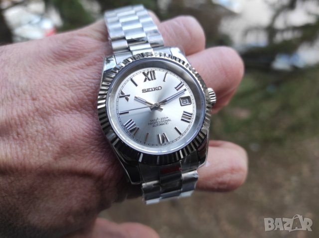 Seiko mod DJ Roman numbers President bracelet