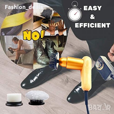 Нова 75W електрическа машина за полиране почистване лъскане на обувки, снимка 5 - Други стоки за дома - 34919033