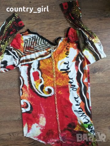 desigual - страхотна дамска блуза, снимка 6 - Блузи с дълъг ръкав и пуловери - 28045457