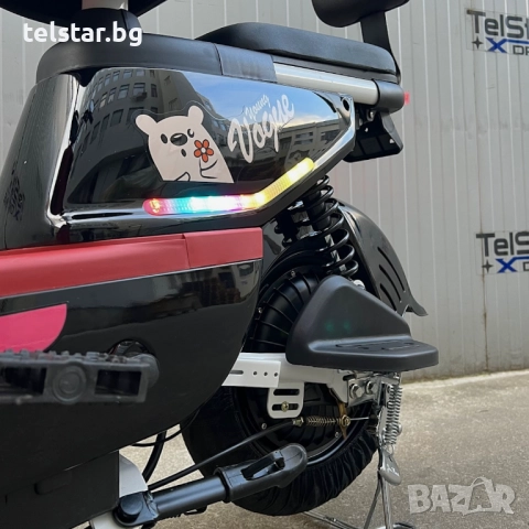 Електрически скутер TelStar Emal Light с двойна седалка Нов модел 2025, високопроизводителни батерии, снимка 6 - Мотоциклети и мототехника - 52426337