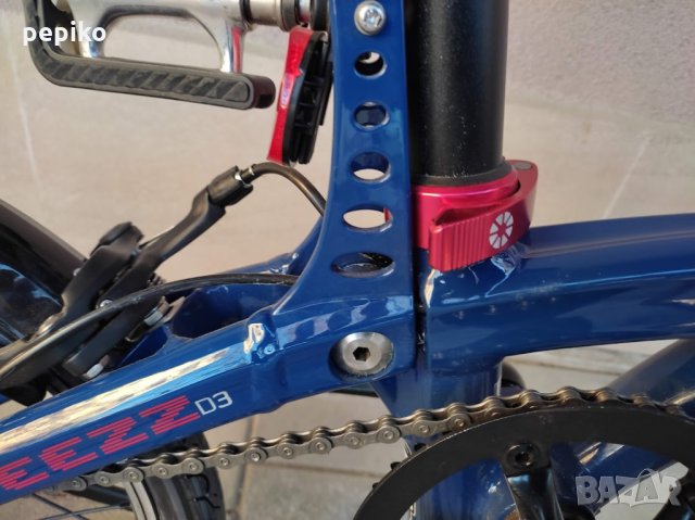 Продавам колела внос от Германия алуминиев тройно сгъваем велосипед DAHON EEZZ D3, снимка 13 - Велосипеди - 35230675