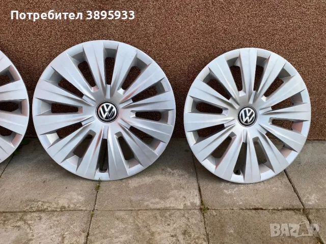 Оригинални тасове на VW 15 “, снимка 3 - Аксесоари и консумативи - 49510257