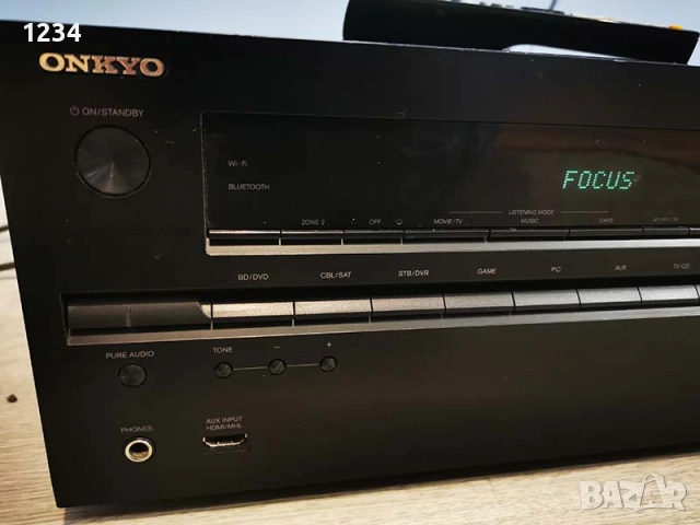 ресивър 7-канален Усилвател Onkyo TX-NR636 Bluetooth WI-FI, снимка 2 - Ресийвъри, усилватели, смесителни пултове - 53567042