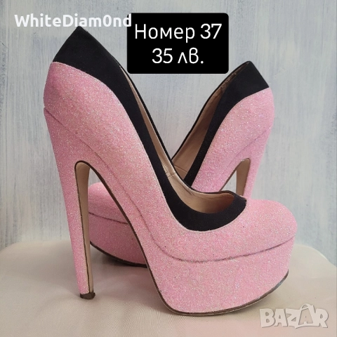 Разпродажба на дамски стилни обувки на ток на ток номер 37, снимка 7 - Дамски обувки на ток - 52357850