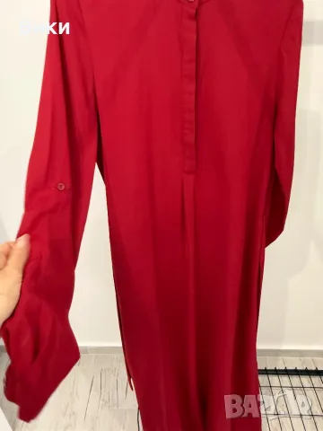 Червена рокля в размер S, снимка 9 - Рокли - 48428168