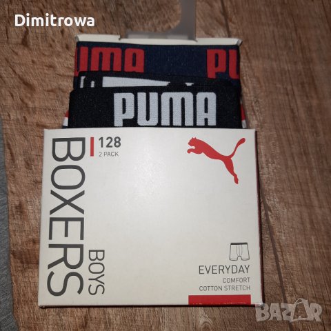 р-р 126см комплект 4бр Puma боксерки, снимка 5 - Детско бельо и бански  - 43675273