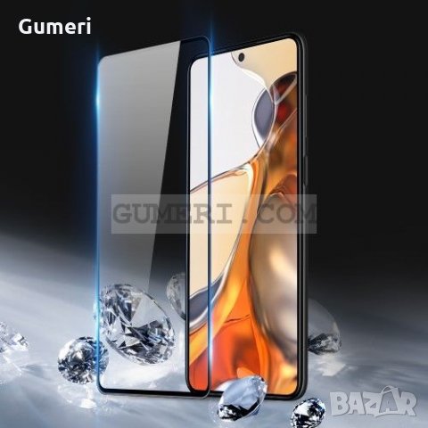 Xiaomi 11T Стъклен Протектор За Целия Екран Full Glue, снимка 4 - Фолия, протектори - 34842346